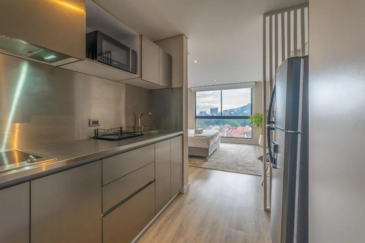 Loft En Bogota Centro Internacional Lägenhet
